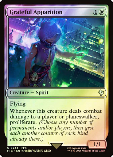 Grateful Apparition FINAL FANTASY Commander Surge Foil
