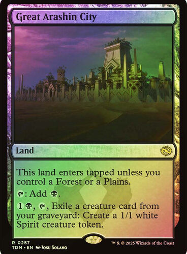 Great Arashin City Tarkir: Dragonstorm Foil