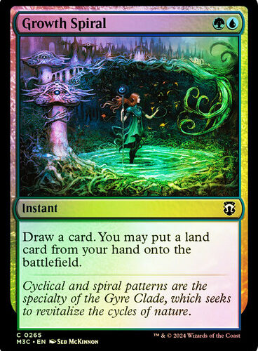 Growth Spiral Modern Horizons 3 Commander Ripple Foil