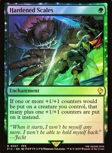 Hardened Scales FINAL FANTASY Commander Surge Foil