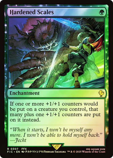 Hardened Scales FINAL FANTASY Commander Surge Foil