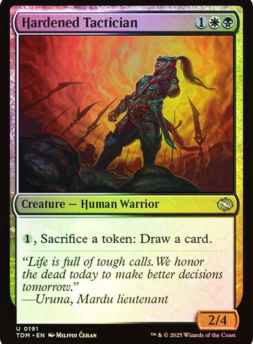 Hardened Tactician Tarkir: Dragonstorm foil