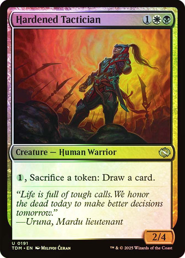 Hardened Tactician Tarkir: Dragonstorm foil