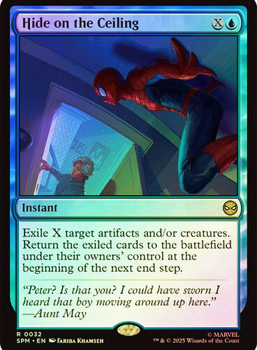 HideOnTheCeiling__44044 Hide on the Ceiling Marvel's Spider-Man foil