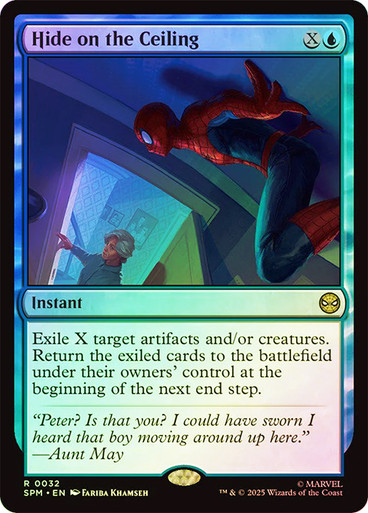 Hide on the Ceiling Marvel's Spider-Man foil