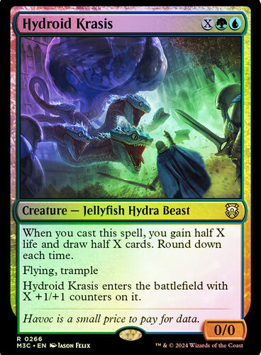Hydroid Krasis Modern Horizons 3 Commander Ripple Foil