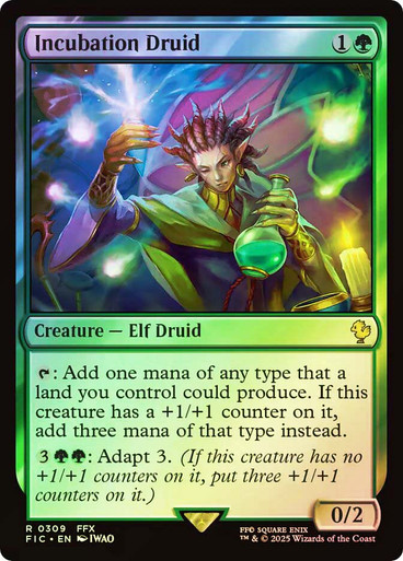 Incubation Druid FINAL FANTASY Commander Surge Foil