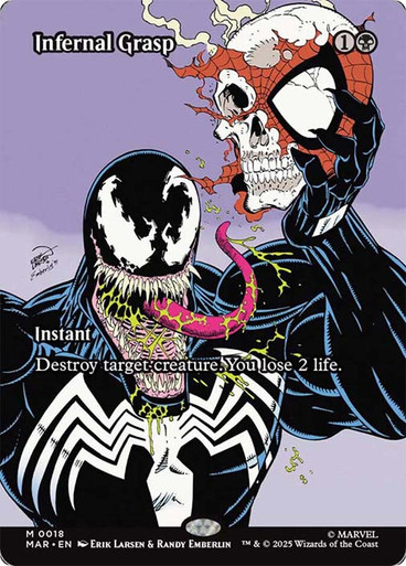 InfernalGrasp018__42183 Infernal Grasp (Borderless) Marvel Universe