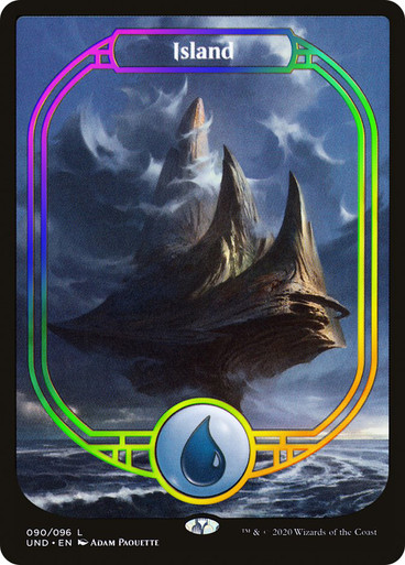 Island (#090) (Full Art) Unsanctioned