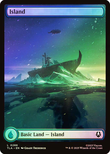 Island288__45962 Island (#288) (Full Art) Avatar: The Last Airbender foil