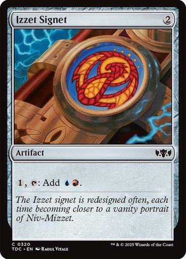 Izzet Signet Tarkir: Dragonstorm Commander