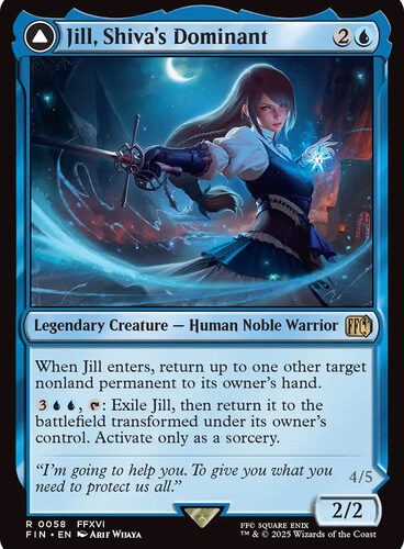 JillShivasDominant__09138 Jill, Shiva's Dominant // Shiva, Warden of Ice FINAL FANTASY