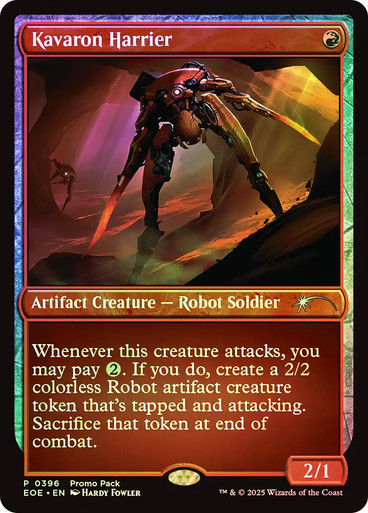 KavaronHarrier396__68456 Kavaron Harrier (Promo Pack) (Edge of Eternities) Promo Foil