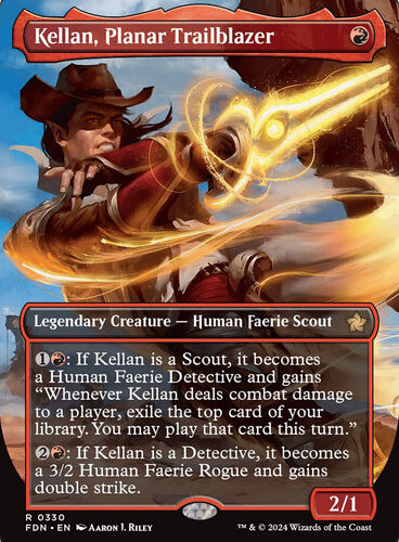 Kellan, Planar Trailblazer (#330) (Borderless) Foundations