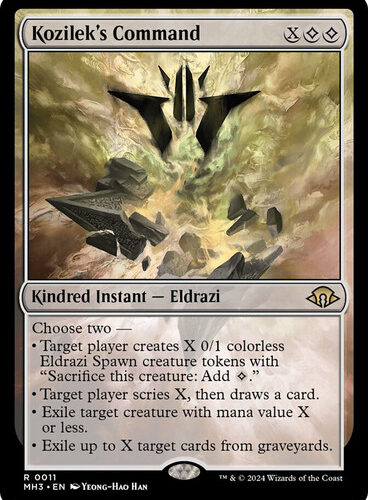 Kozilek's Command Modern Horizons 3