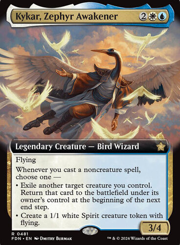 Kykar, Zephyr Awakener (#481) (Extended Art) Foundations