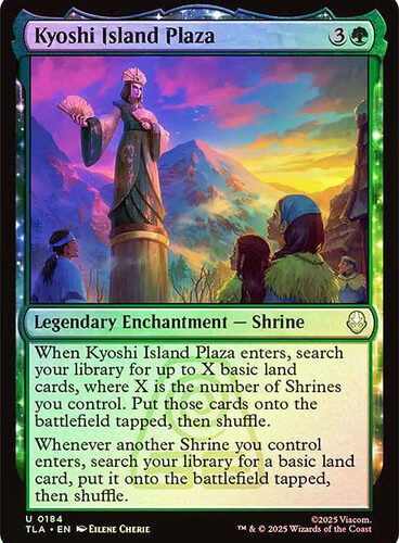 Kyoshi Island Plaza Avatar: The Last Airbender foil