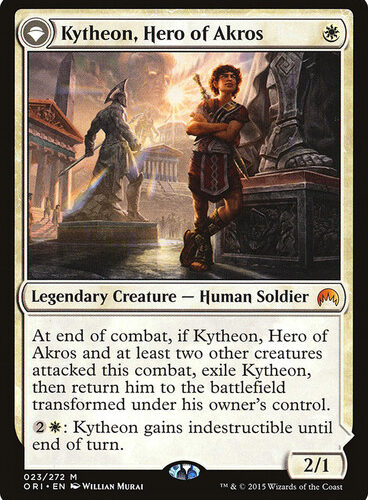 Kytheon, Hero of Akros // Gideon, Battle-Forged Magic Origins