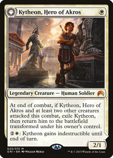 KytheonHeroOfAkros__86615 Kytheon, Hero of Akros // Gideon, Battle-Forged Magic Origins