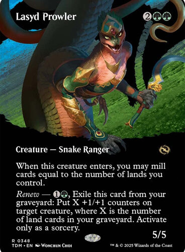 Lasyd Prowler (Borderless) Tarkir: Dragonstorm