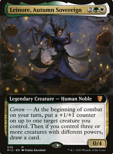 Leinore, Autumn Sovereign (Extended Art) Innistrad: Midnight Hunt Commander