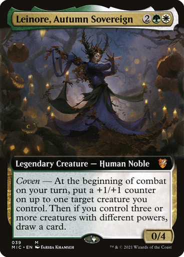 Leinore, Autumn Sovereign (Extended Art) Innistrad: Midnight Hunt Commander