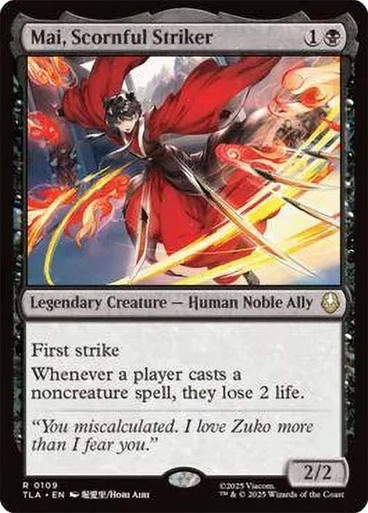 MaiScornfulStriker__87149 Version en Español Mai, Scornful Striker Avatar: The Last Airbender