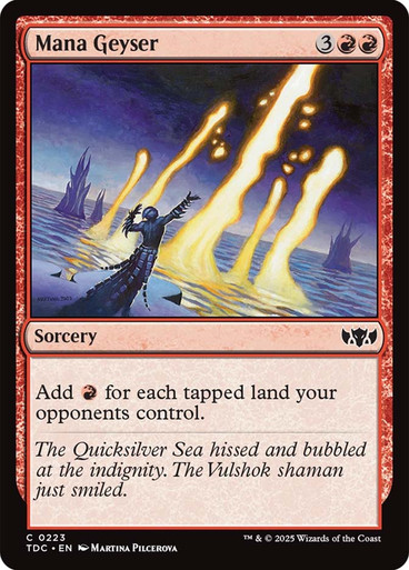 ManaGeyser__80232 Mana Geyser Tarkir: Dragonstorm Commander