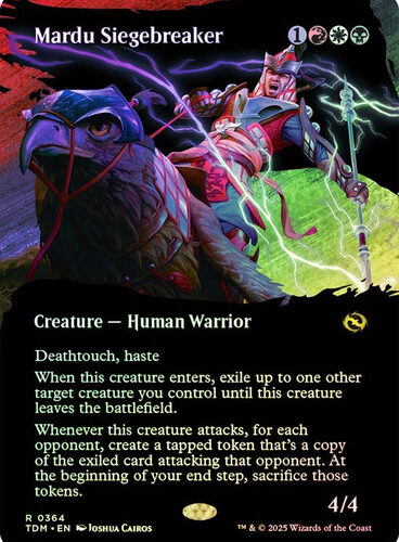 Mardu Siegebreaker (Borderless) Tarkir: Dragonstorm