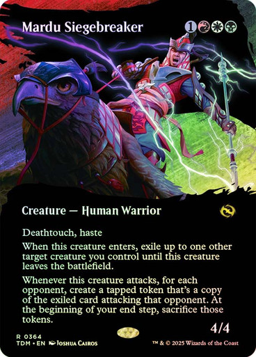 Mardu Siegebreaker (Borderless) Tarkir: Dragonstorm