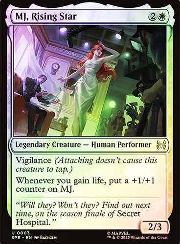 MJ, Rising Star Marvel's Spider-Man Eternal foil