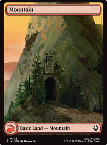 Mountain295__25170 Mountain (#295) (Full Art) Avatar: The Last Airbender