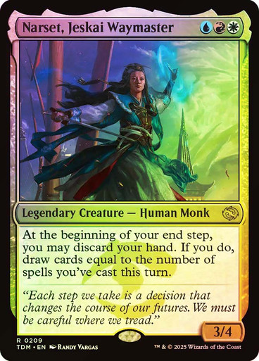 NarsetJeskaiWaymaster__34517 Narset, Jeskai Waymaster Tarkir: Dragonstorm Foil