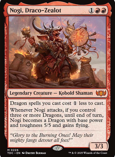 NogiDracoZealot__71095 Nogi, Draco-Zealot Tarkir: Dragonstorm Commander