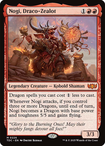 Nogi, Draco-Zealot Tarkir: Dragonstorm Commander