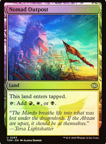 NomadOutpost__76196 Nomad Outpost Tarkir: Dragonstorm foil