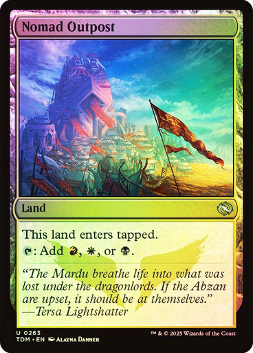 NomadOutpost__76196 Nomad Outpost Tarkir: Dragonstorm foil