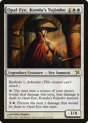 Opal-Eye, Konda's Yojimbo Betrayers of Kamigawa