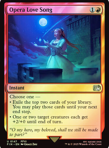 OperaLoveSong__84904 Opera Love Song FINAL FANTASY Foil