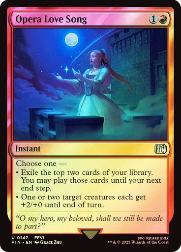 OperaLoveSong__84904 Opera Love Song FINAL FANTASY Foil