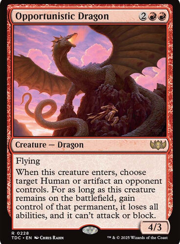OpportunisticDragon__07613 Opportunistic Dragon Tarkir: Dragonstorm Commander