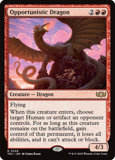 Opportunistic Dragon Tarkir: Dragonstorm Commander