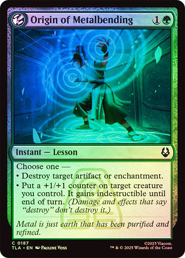 Origin of Metalbending Avatar: The Last Airbender foil