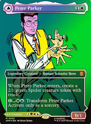 Peter Parker // Amazing Spider-Man (#232) (Borderless) Marvel's Spider-Man