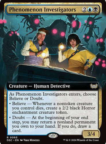 Phenomenon Investigators (Extended Art) Duskmourn: House of Horror Commander