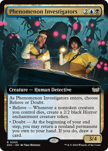 Phenomenon Investigators (Extended Art) Duskmourn: House of Horror Commander