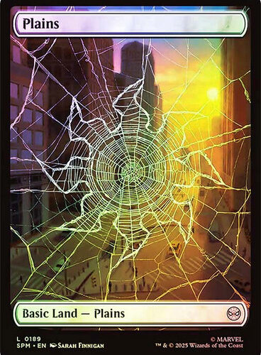 Plains189__94689 Plains (#189) (Full Art) Marvel's Spider-Man foil