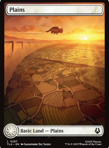 Plains287__40348 Plains (#287) (Full Art) Avatar: The Last Airbender