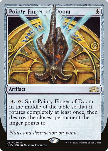 Pointy Finger of Doom Unsanctioned