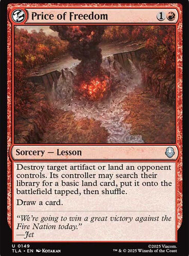 Price of Freedom Avatar: The Last Airbender